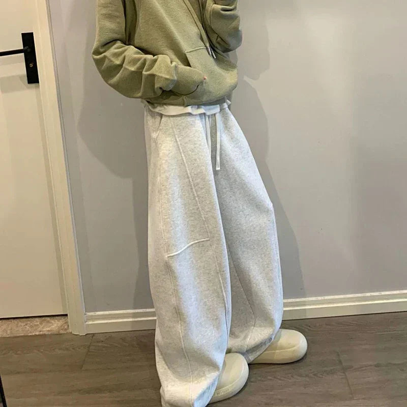 Vintage High Waist Straight Leg Sweatpants