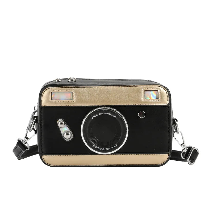 Blue Camera Shape Cross Bag