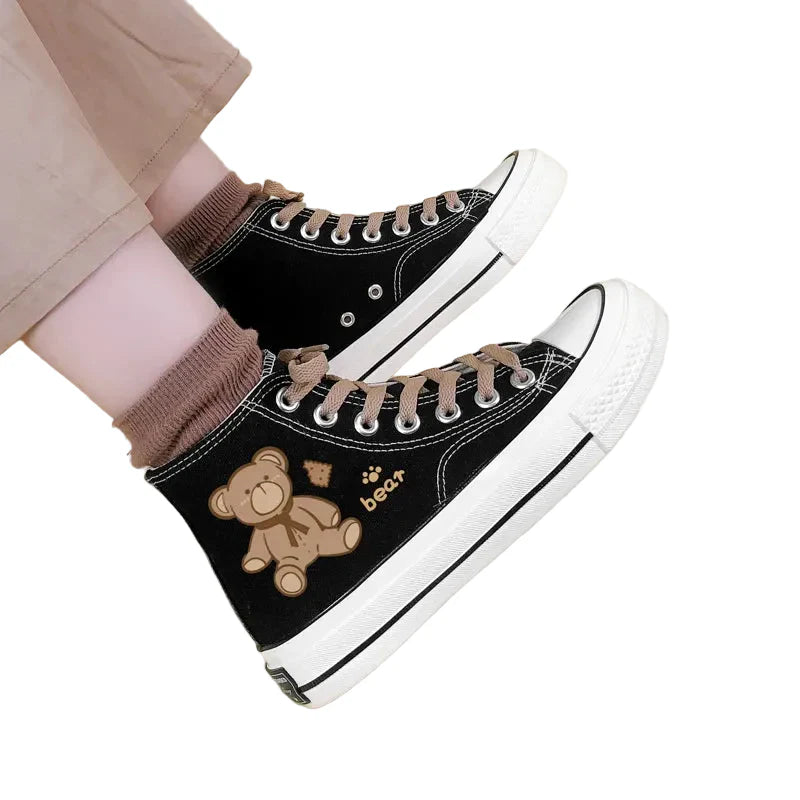 Bear School Cute Canvas