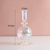 Taper Glass Candlestick Holder