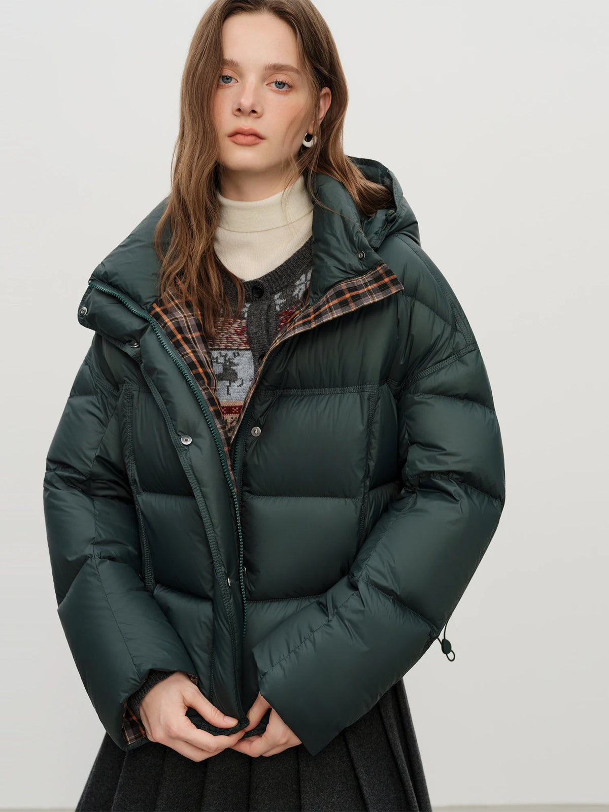 Padded Cropped Puffer Jacket