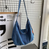 Vintage Denim Shoulder Bag