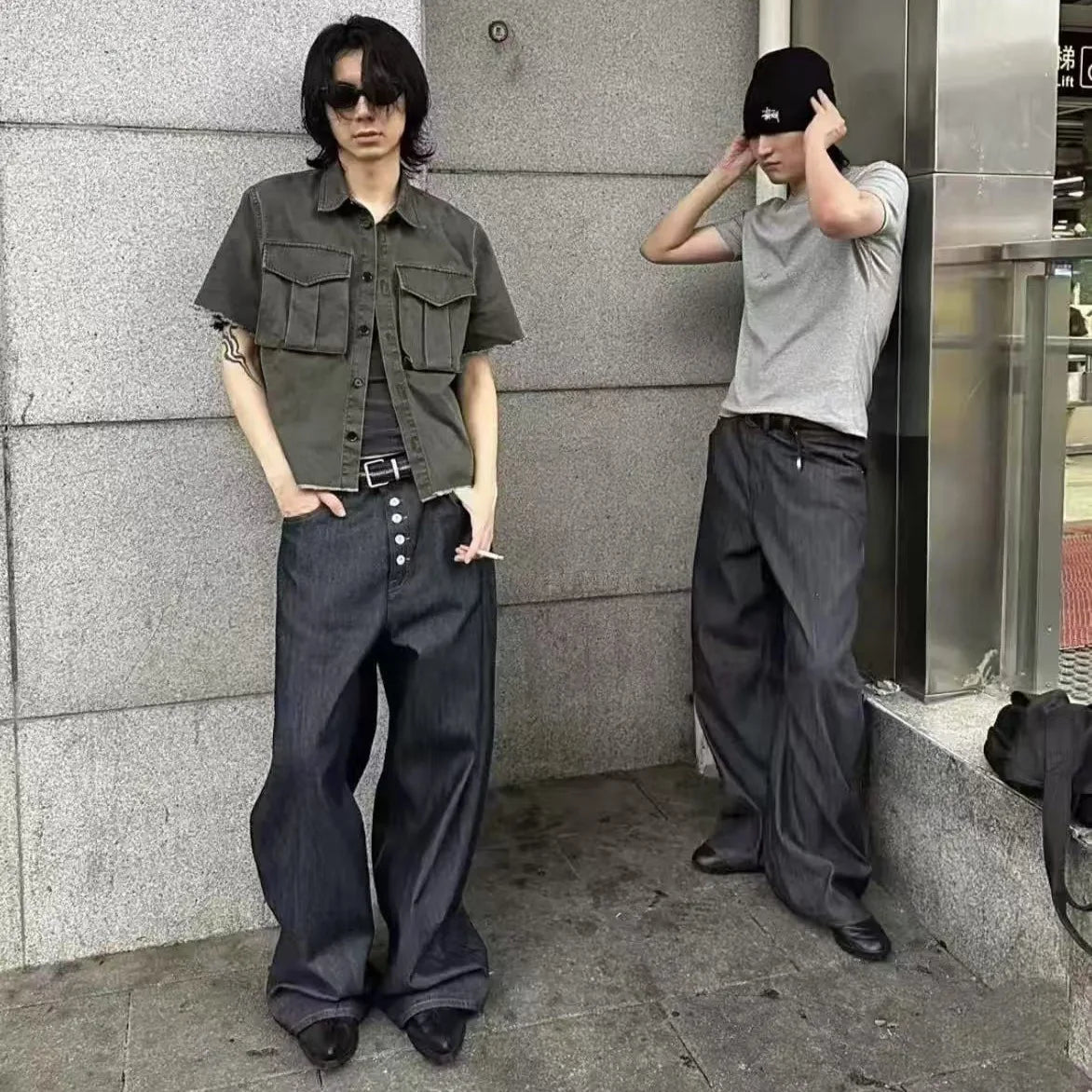 Fancy Street Wide Leg Jeans