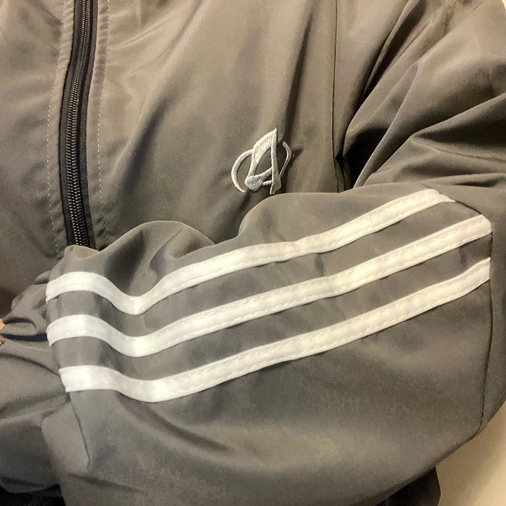 Sports Grey Loose Tracksuit