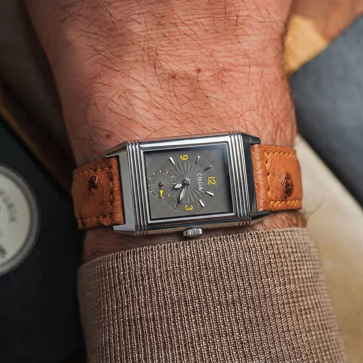 Luxuriöse Herrenuhr wasserdicht leuchtender Chronograph Herrenarmbanduhr High-End Quarz Herren Geschenkuhr