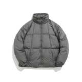 Waterproof Thicken Down Solid Color Puffer Jacket