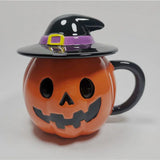 Pumpkin in Witch Hat Ceramic Mug