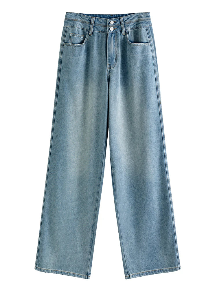 Retro Vintage High Waisted Jeans