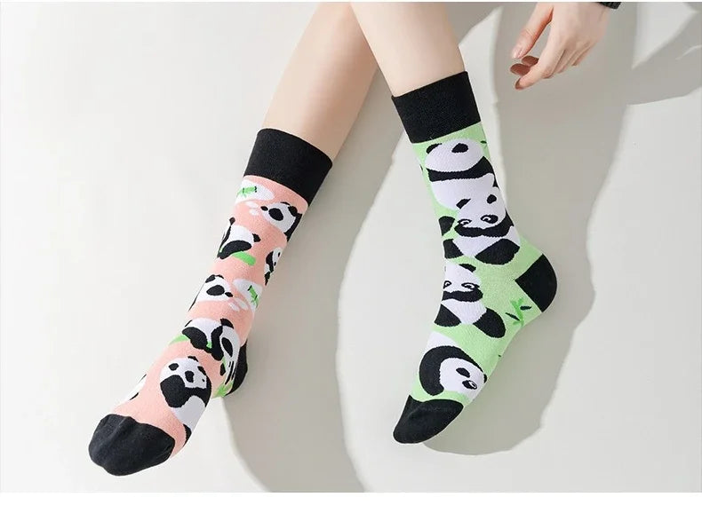 Cartoon Irregular Style Colorful Breathable Unisex Socks