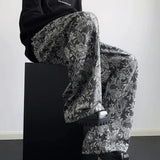Weird Core Flower Print Pants