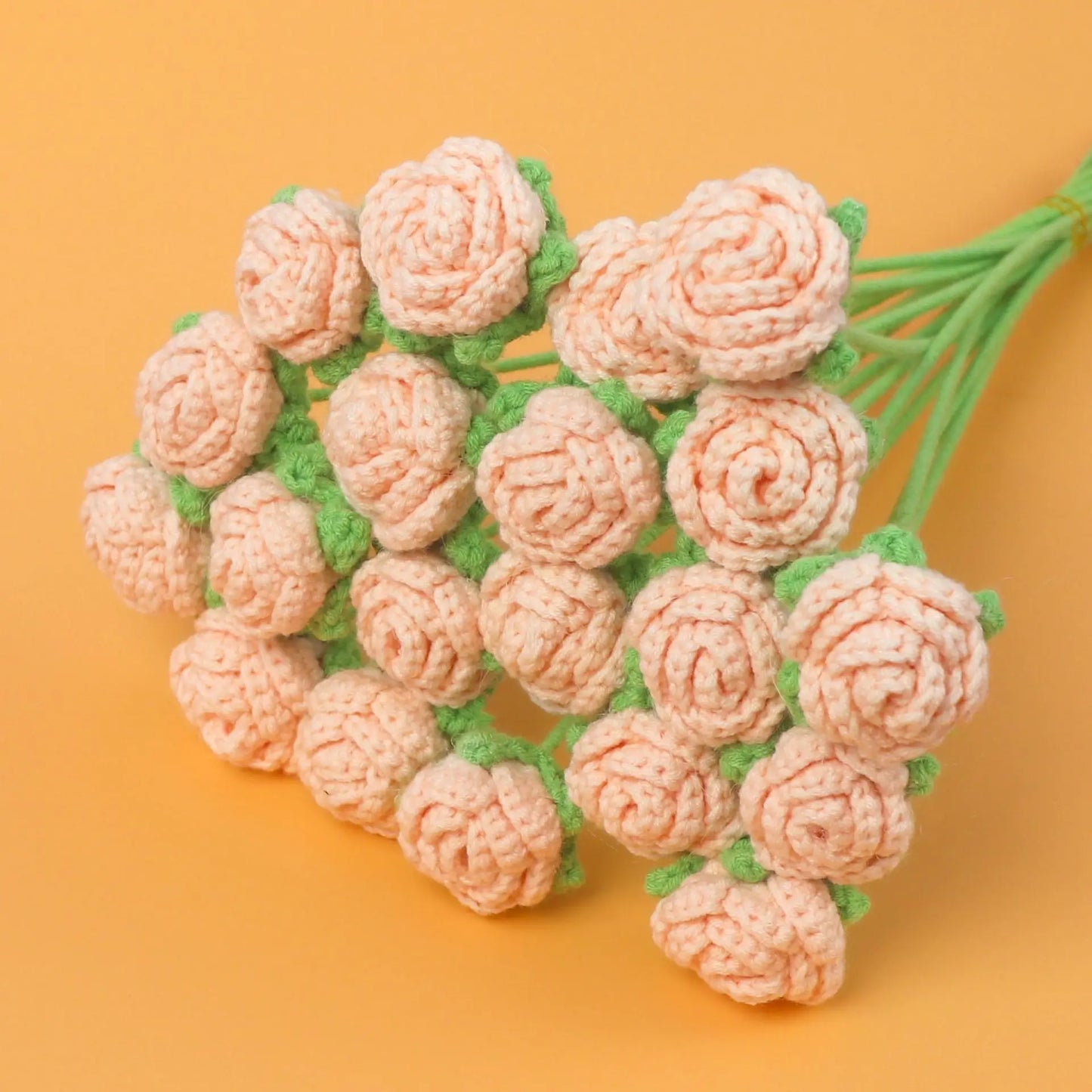 Vintage Tulips Crochet Flowers Handmade