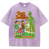 Alien Cartoon Casual T-shirt