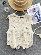 Koreanische Basic-Strick-Tanktops