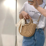Women's Beach Weaving Star Handbag