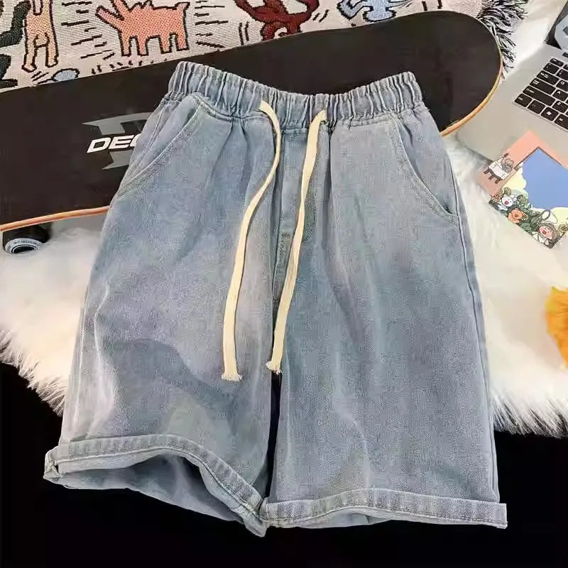 Vintage Loose Male Wide Leg Short