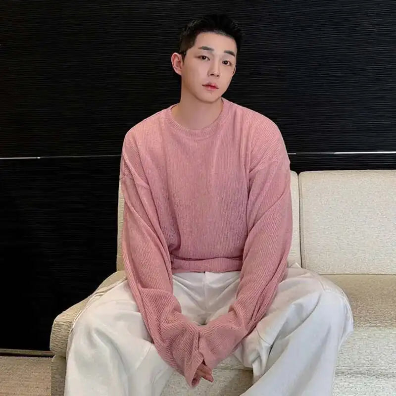 Stylish Korean Round Collar Oversized T-Shirt