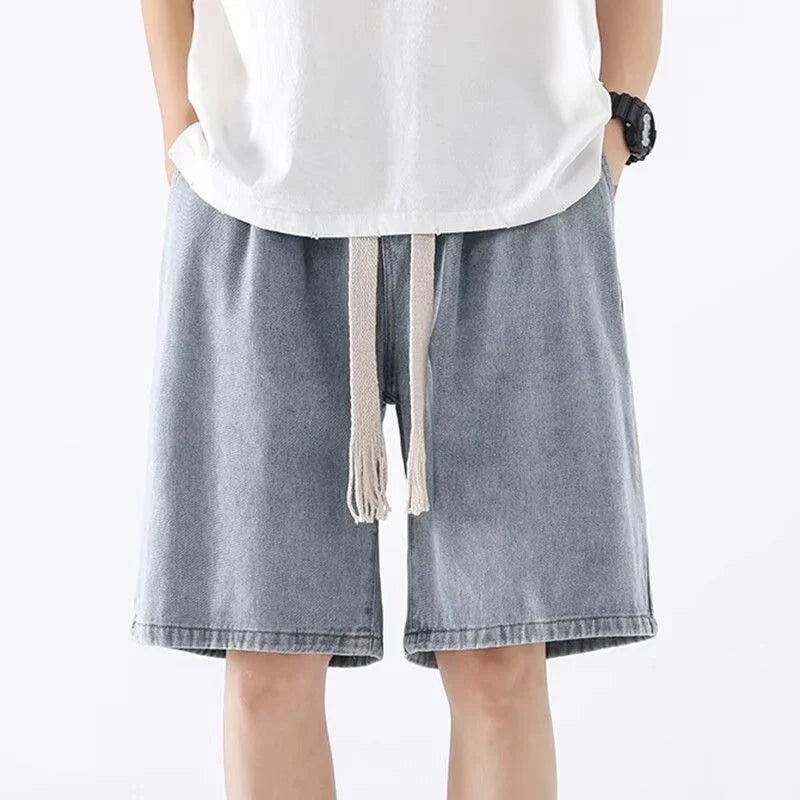 Casual Loose Fit Denim Short