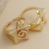 Hollow Star Girl Rings