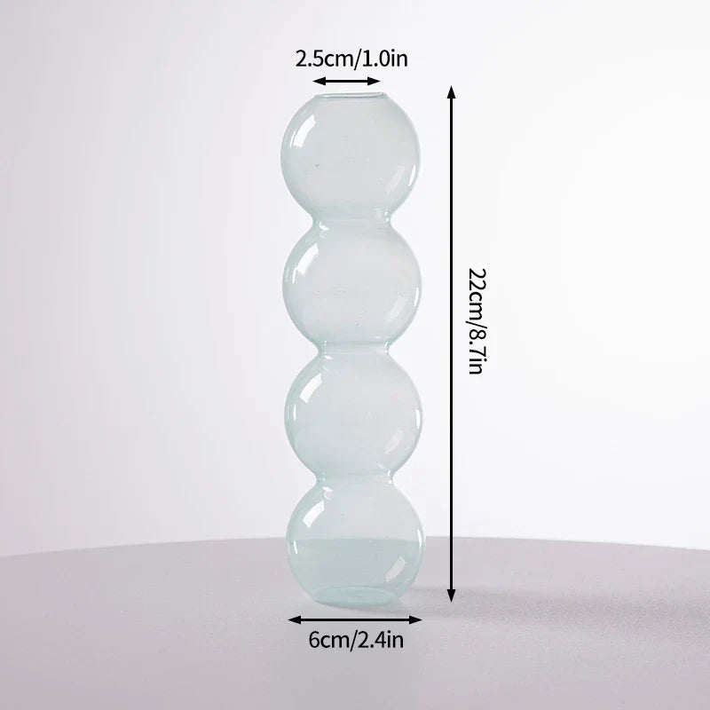 Creative Glass Flower Vintage Vase