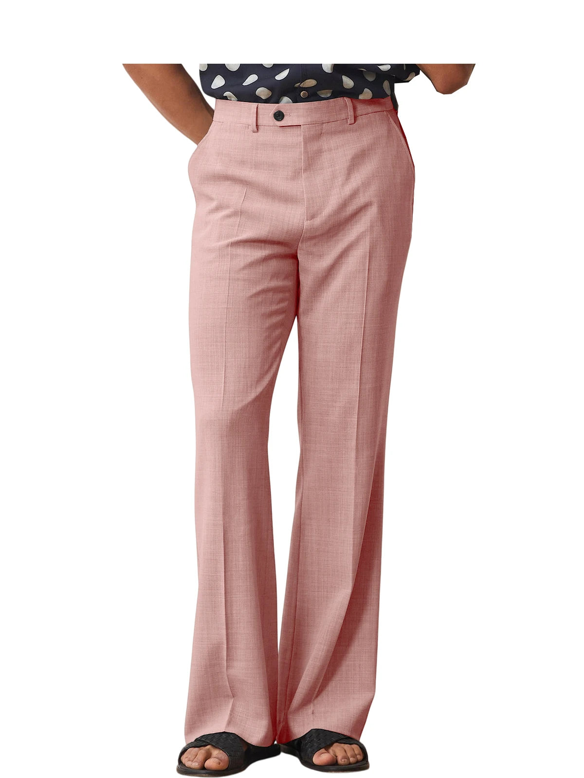 Old Money Micro Flare Pants High Waist Slim Fit