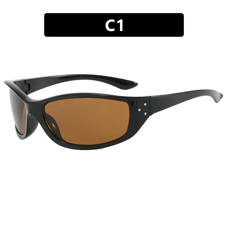 Y2k Retro Steam Punk Sunglasses