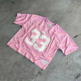 Retro Mesh Football Jersey Sports T-Shirt