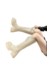 Lolita Zipper Thick Sole Zipper Boots