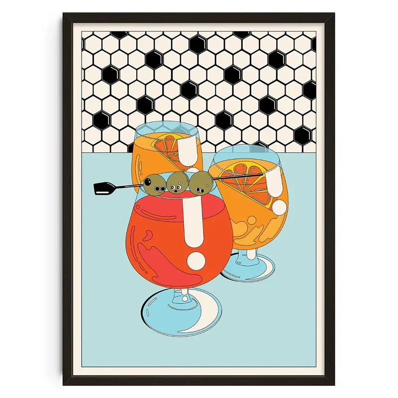 Klassische Vintage-Poster