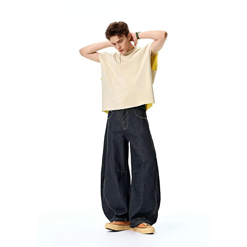 Vintage Loose Denim Wide Leg Jeans