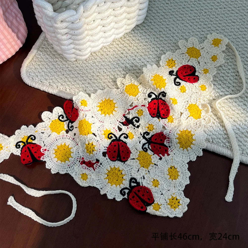 Handmade Knitted Floral Pattern Headbands