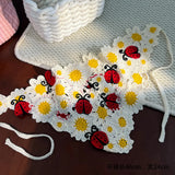 Handmade Knitted Floral Pattern Headbands