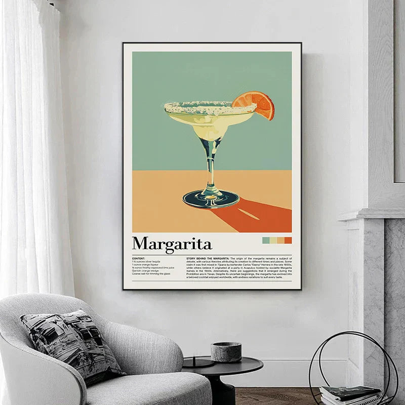 Nostalgic Minimalist Cafe Posters