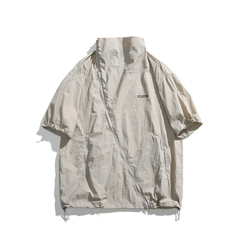 Quick Dry Loose Fit Zipper Shirt