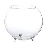 Ball Shaped Glass Flower Vintage Vase