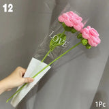 Gestrickter Rosen-Tulpen-Blumenstrauß für Hochzeiten