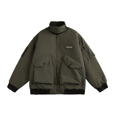 Warm Casual Cotton Windbreaker Jacket