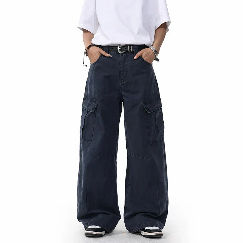 Straight Casual Cargo Pants