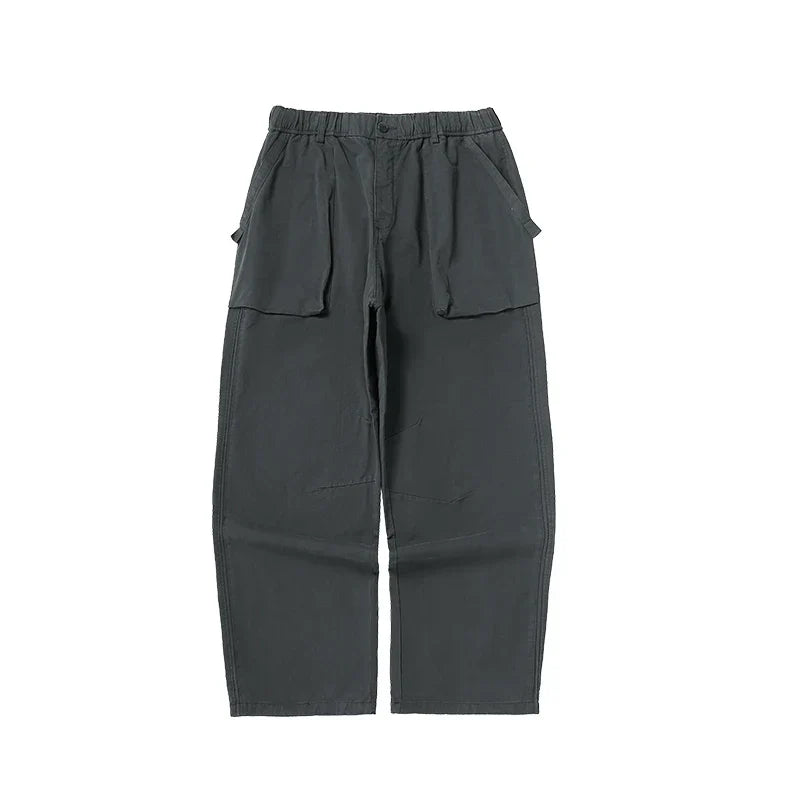 Pantalones cargo de calle de corte alto