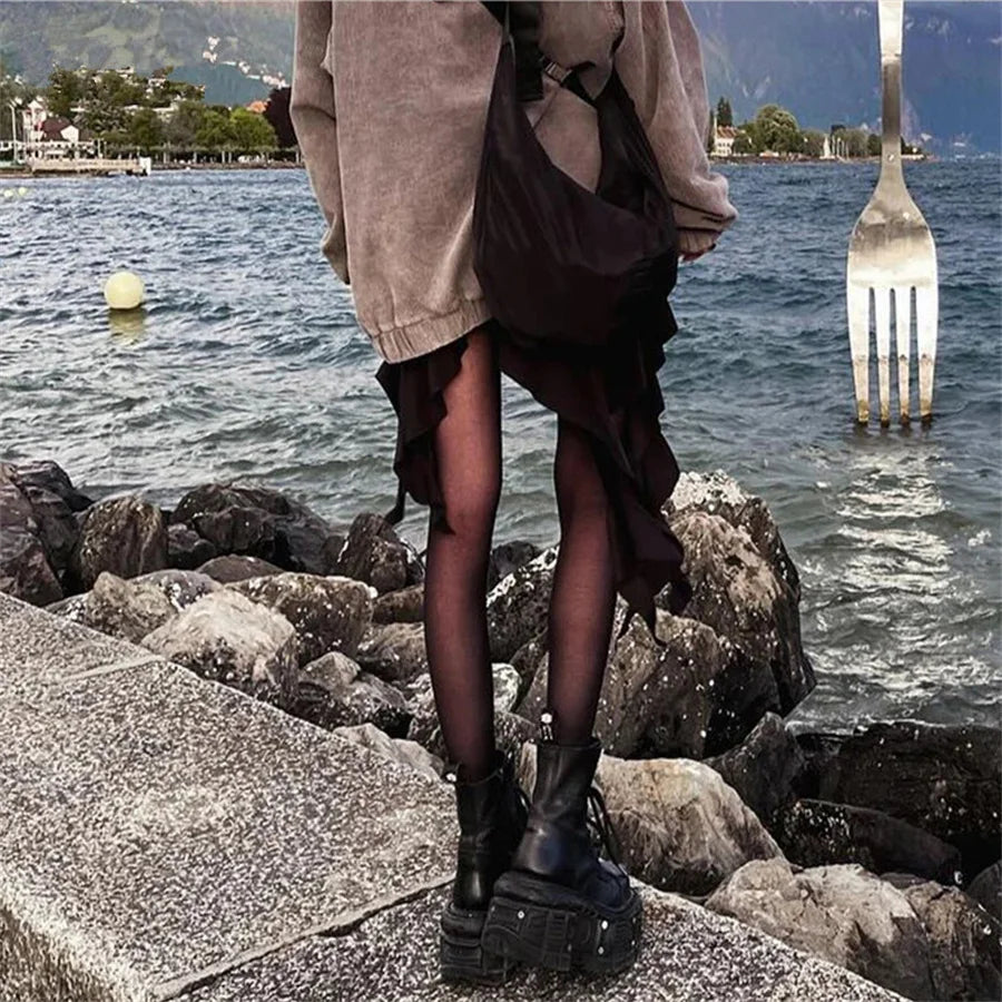 Gothic Women Platform  Boots