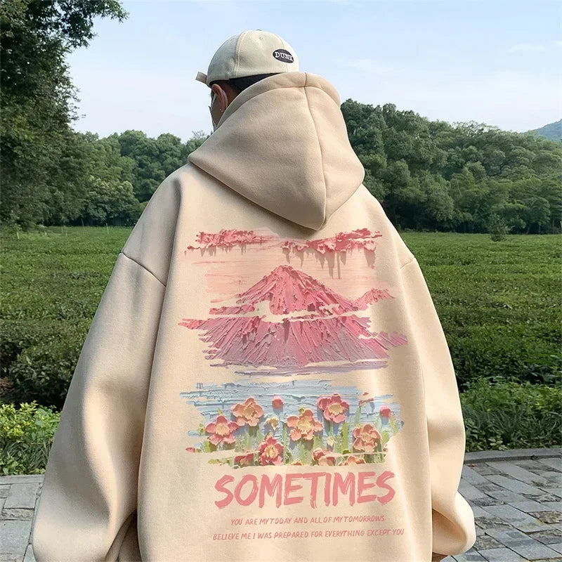 Vintage Good Time Oversized Hoodie