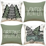 Vintage Christmas Pillow Covers