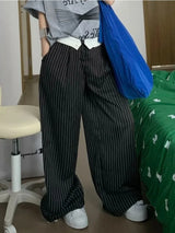 Y2K Plaid Women's Wide Leg Pants