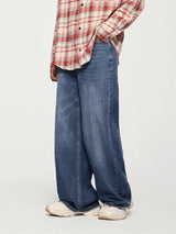 Solid Color High Waist Jeans