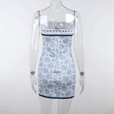 Floral Print Vintage Mini Dress