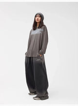 Sweatpants mit weitem Bein und Farbverlauf