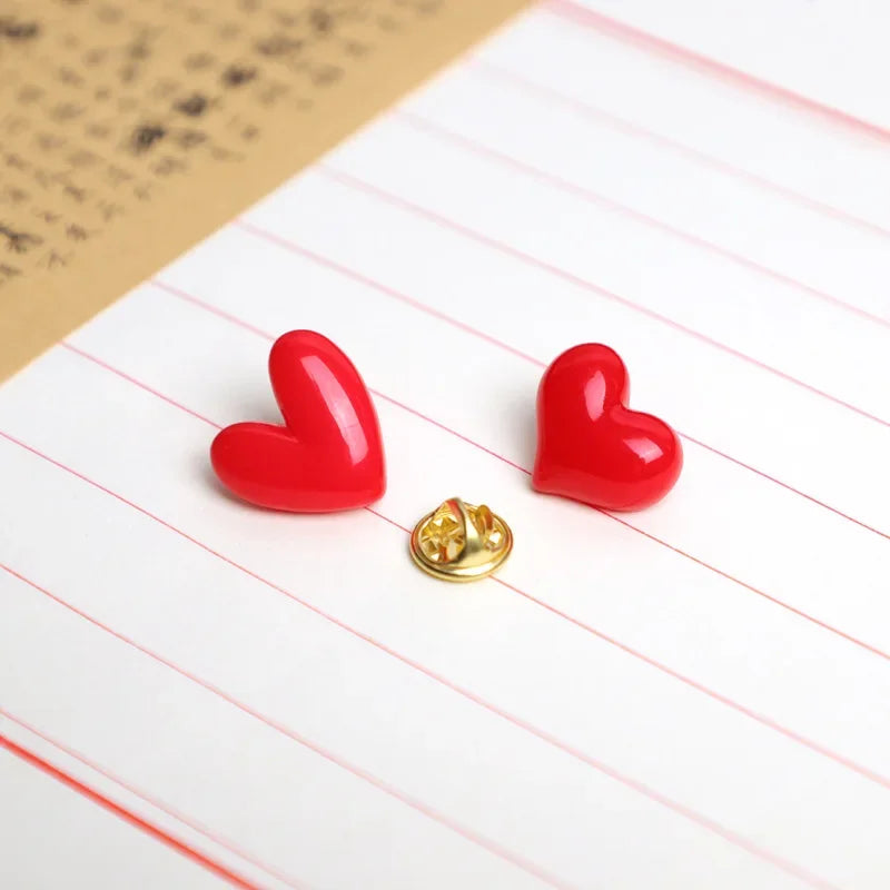 Cute Red Heart Romantic Pin