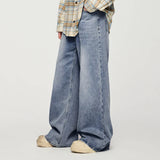 Solid Color High Waist Jeans