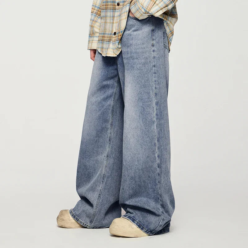 Solid Color High Waist Jeans