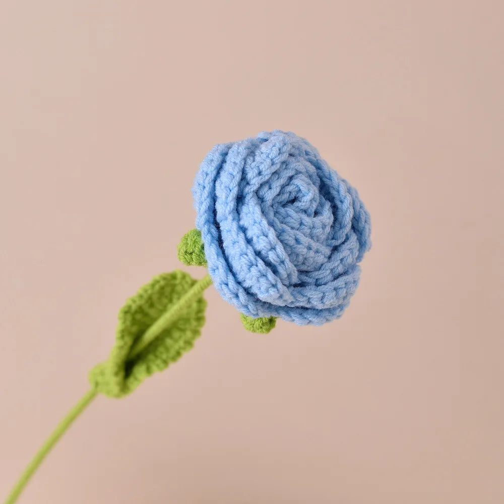 Single Bouquet Hand-Knitted Crochet Flower