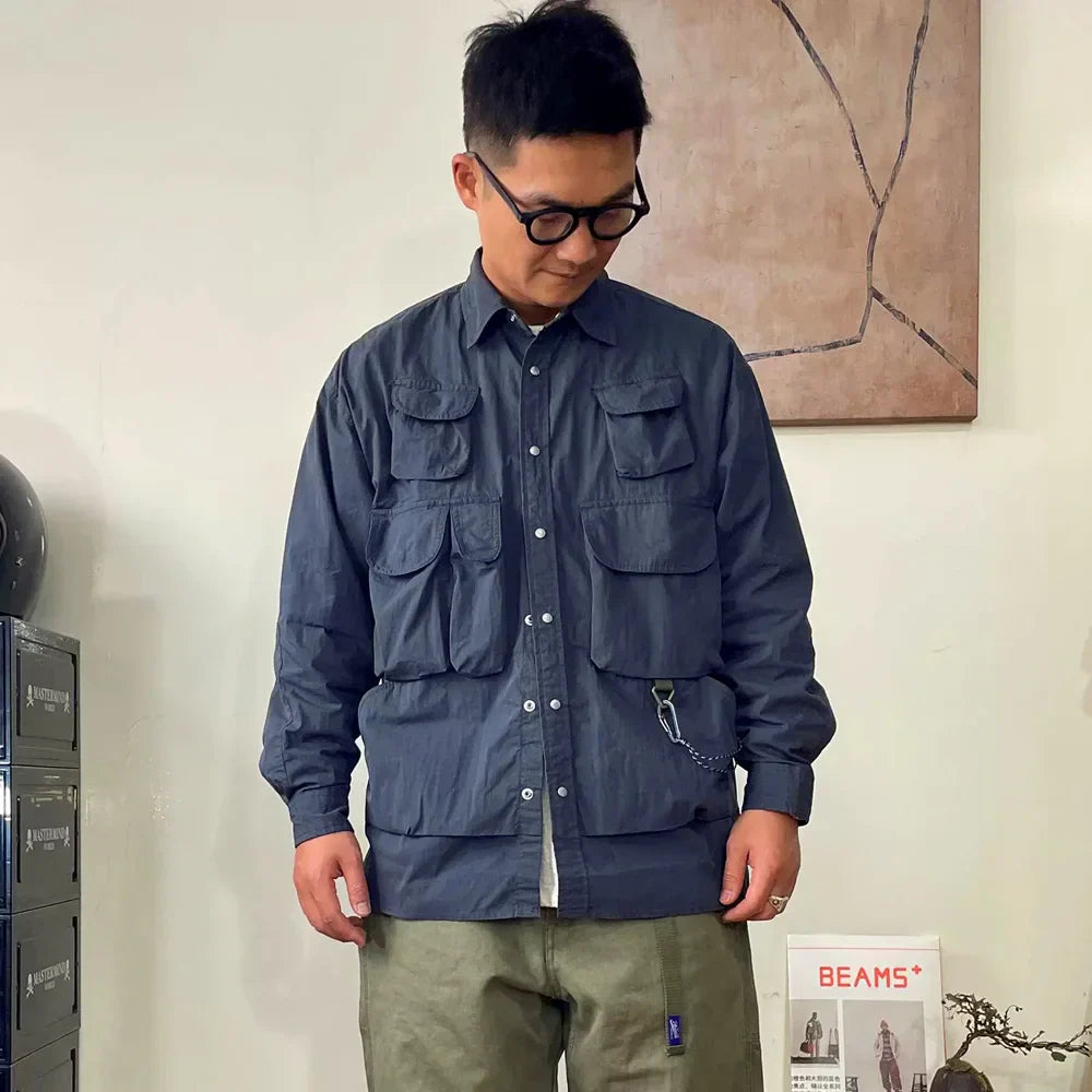 Multi-pocket Loose Cargo Shirt